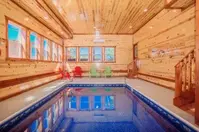 magical mountain retreat gatlinburg cabin with indoor pool