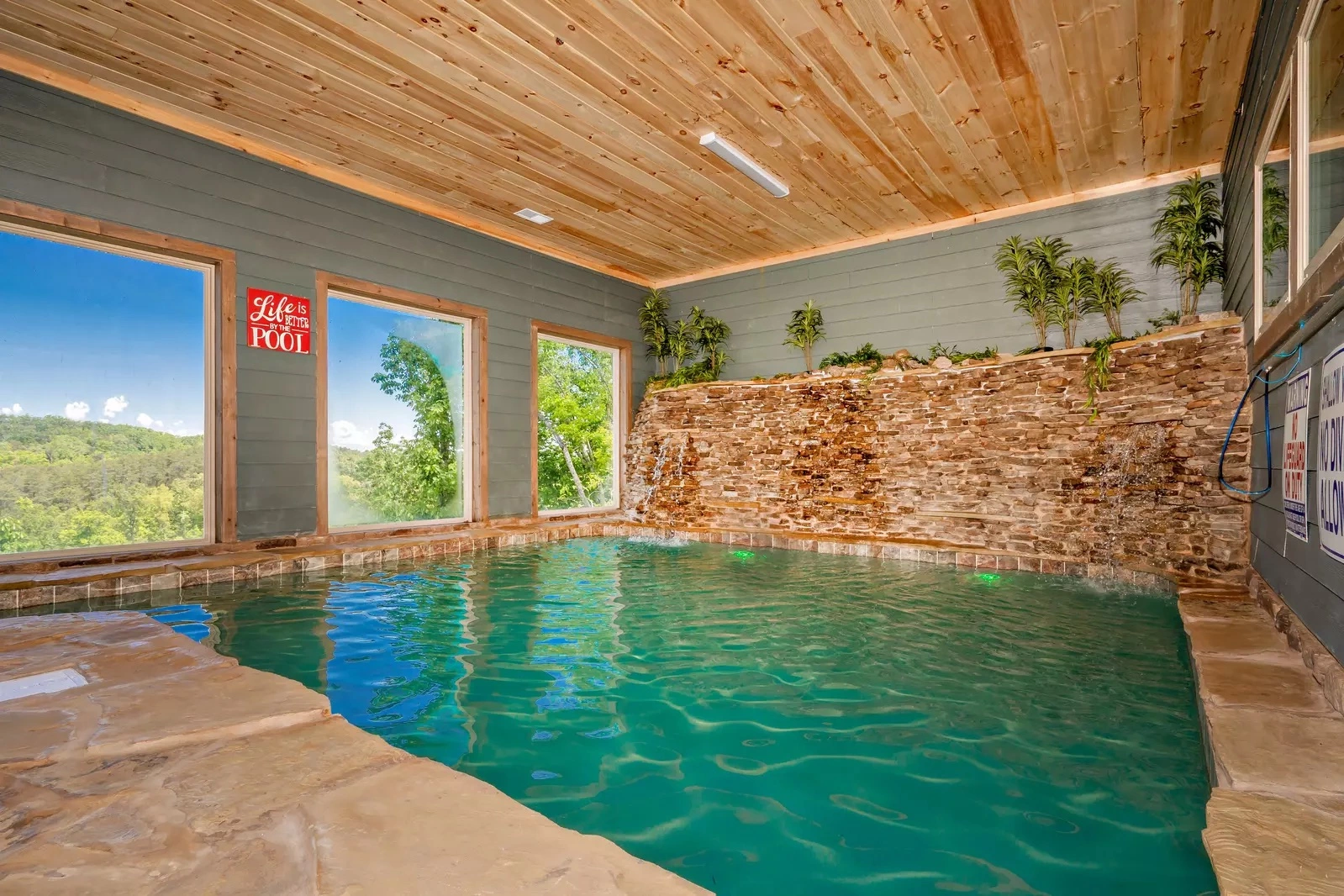 smoky mountain cabins with indoor pools