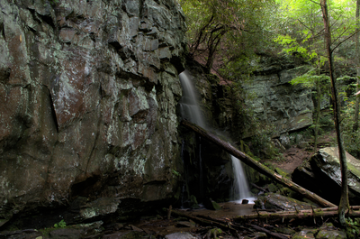 baskins creek falls smoky mountains