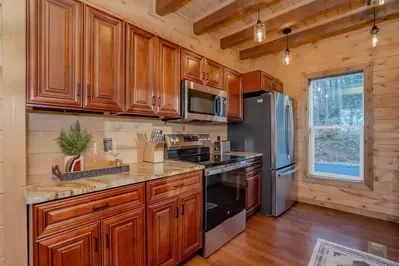 kitchen at Gatlinburg cabin