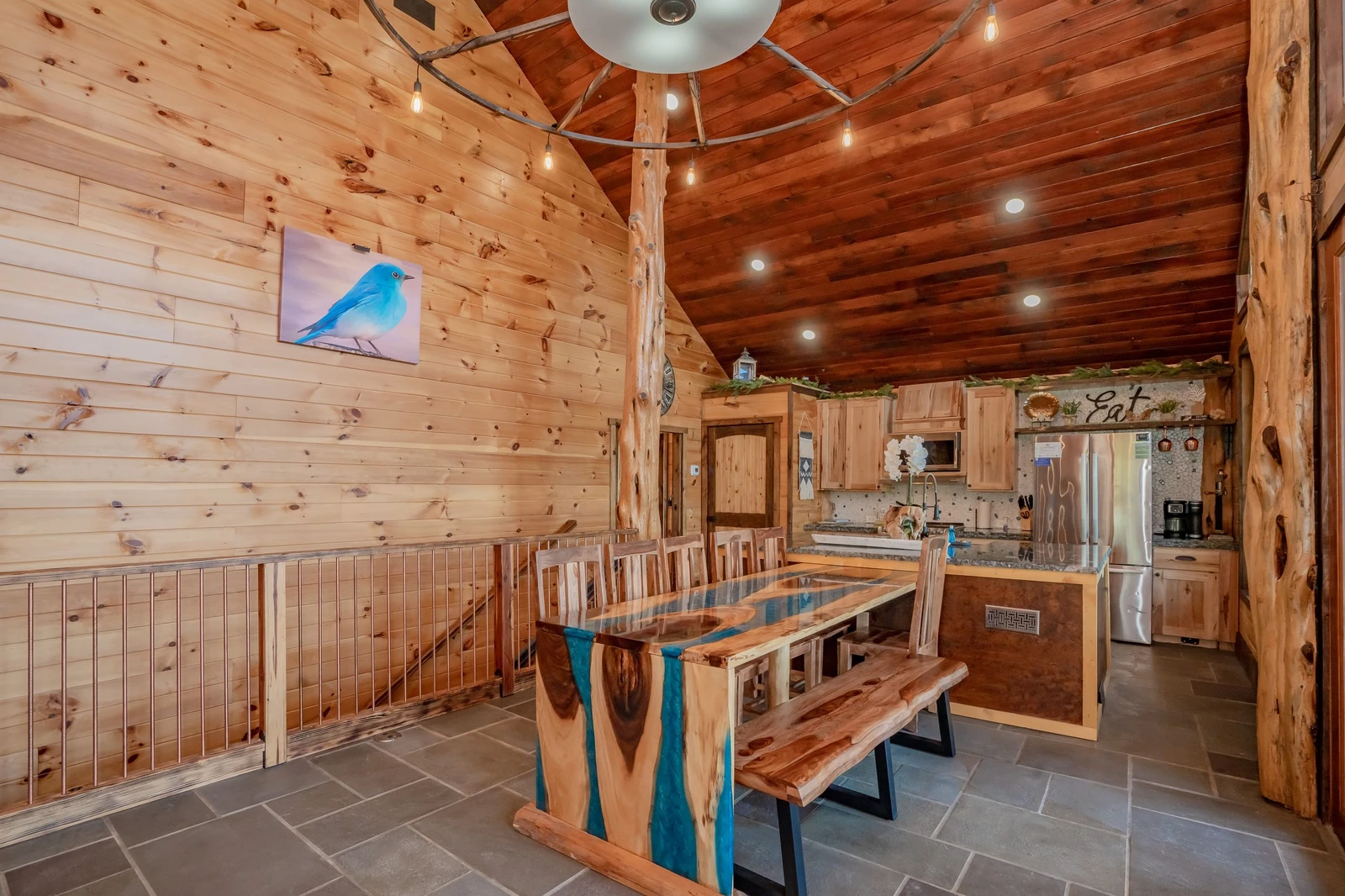 Birds Perch Bluebird