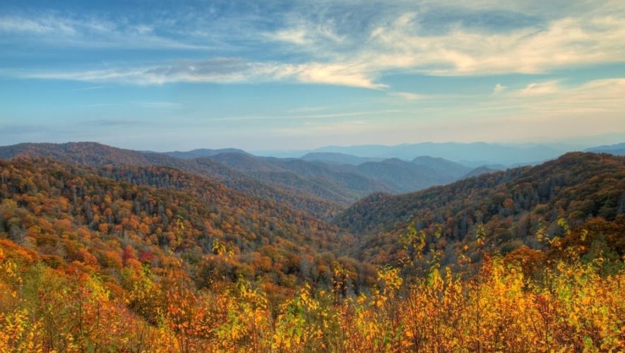 Autumn colors in the Smoky Mountains