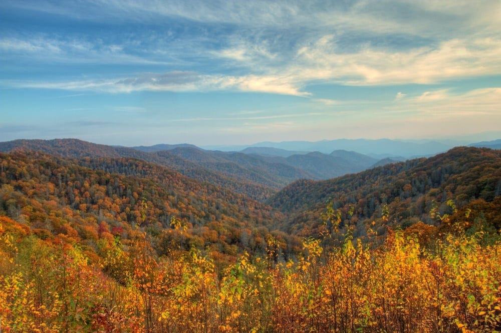 Autumn colors in the Smoky Mountains