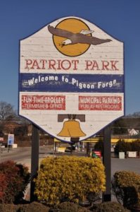 Patriot Park sign