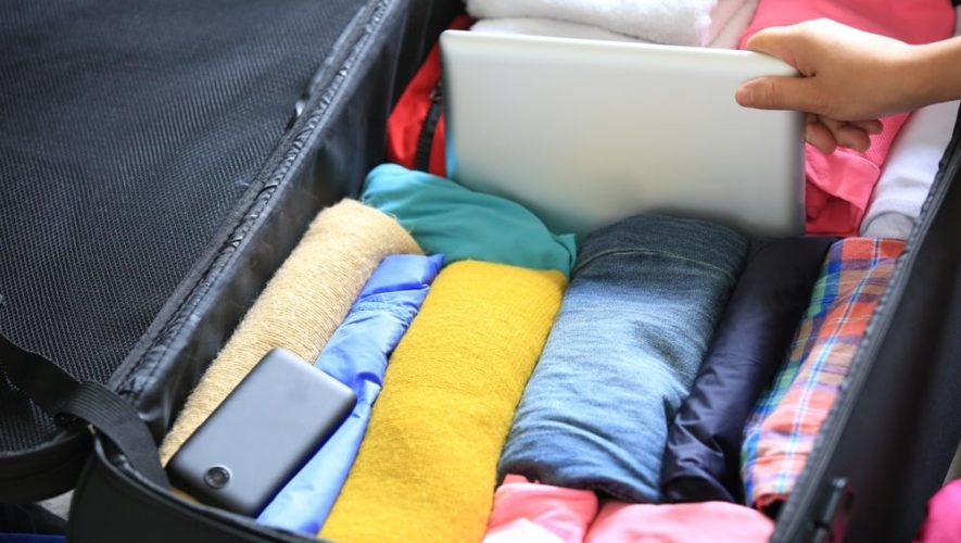 Packing a suitcase