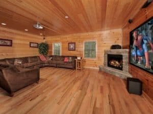 Deer to my Heart Pigeon Forge cabin with home theater room
