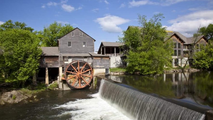 The Old Mill, near our cabins between Gatlinburg and Pigeon Forge.