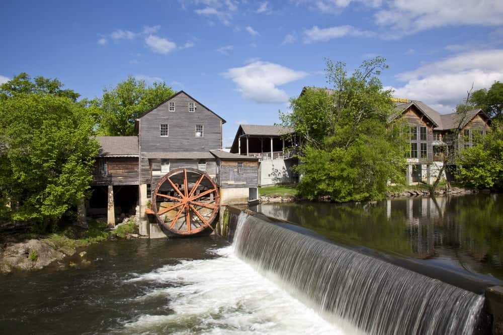 The Old Mill, near our cabins between Gatlinburg and Pigeon Forge.