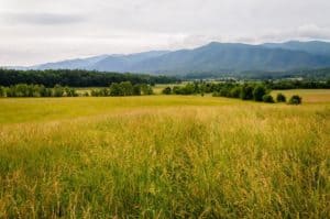 Cades Cove in the Smoky Mountains National Park