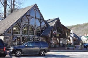 The outside of Smoky Mountain Brewery in Gatlinburg.