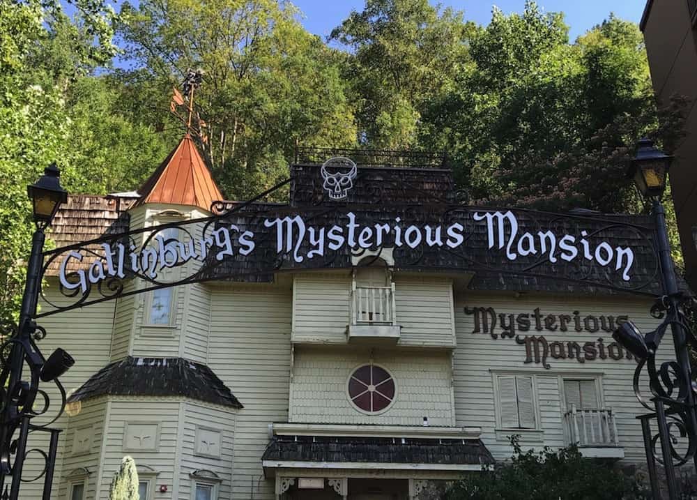 Mysterious Mansion haunted house attraction in Gatlinburg Tn