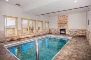 Three Little Bears Tennessee cabin with indoor pool