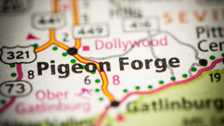 pigeon-forge-map