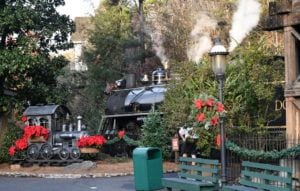 Dollywood Express during Christmas