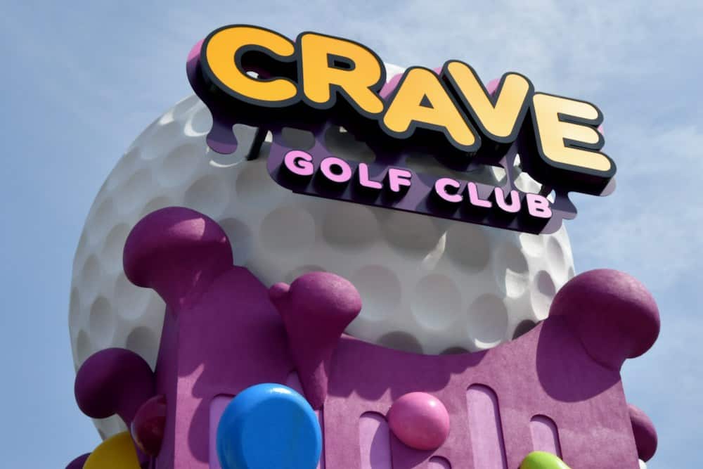 crave golf club in pigeon forge tennessee
