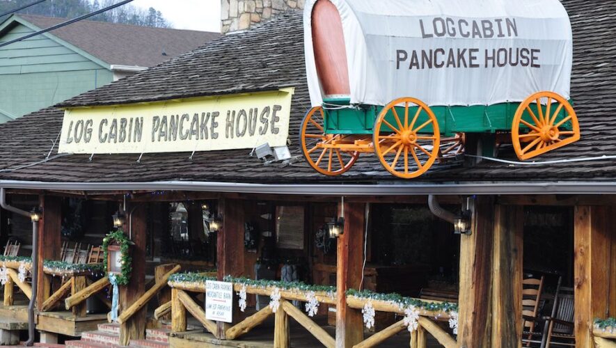 Log Cabin Pancake House in Gatlinburg
